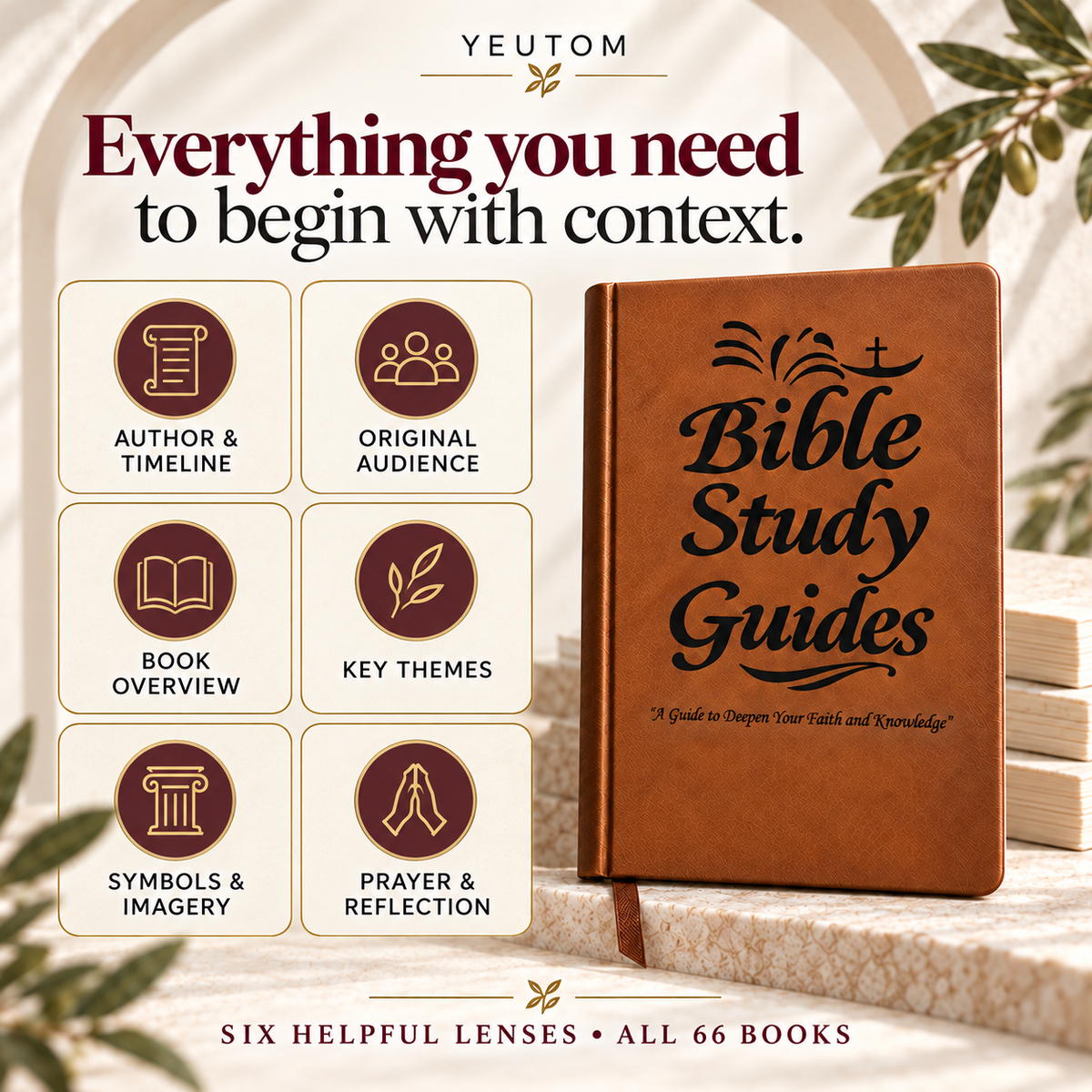 Yeutom™ Scripture Companion -66-Book Bible Study Journal